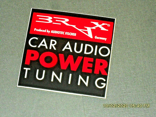 Aufkleber sticker audiotec - sticker, +